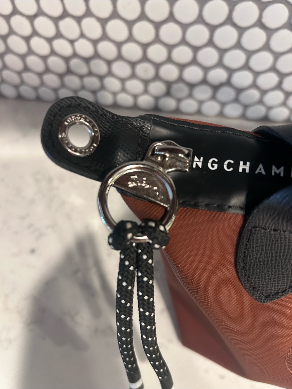 Authentic Longchamp Le Pliage Energy XS Crossbody Chocolate - Picture 8 of 12